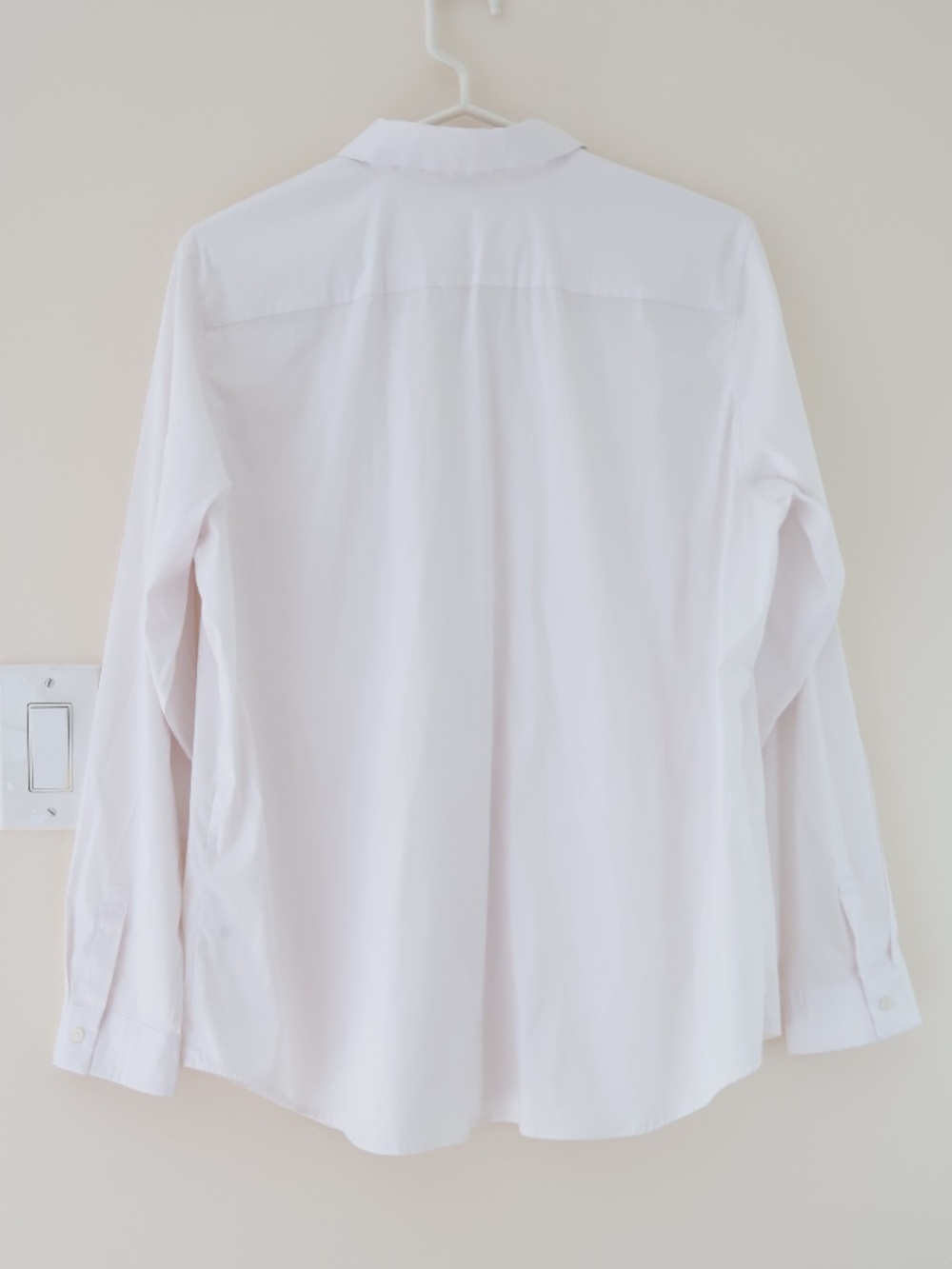 Uniqlo White Button Up Long Sleeve Shirt Workwear Office Classic Preppy XXL - Picture 3 of 7